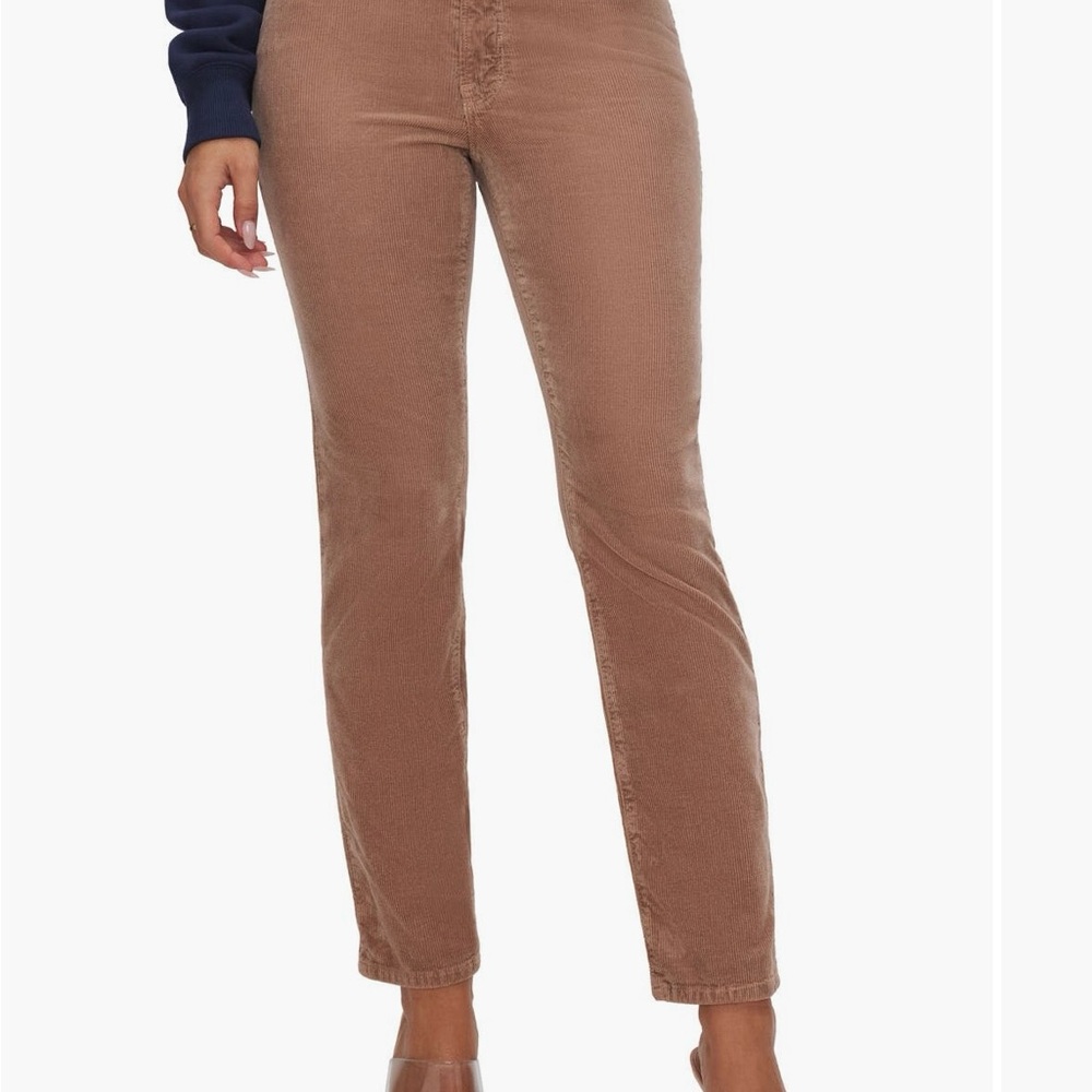 NWOT Good American Tan Corduroy Pants Size 28